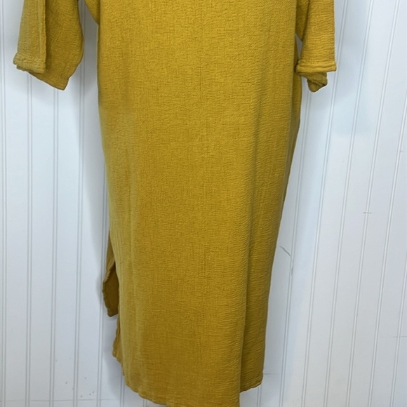 Haomy Tilos Linen Cotton Tunic in Saffron New Size small/medium - Picture 4 of 13